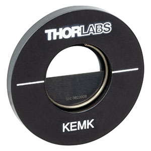 KEMK - Ø1in Mounted Half-Aperture Foil, Stainless Steel