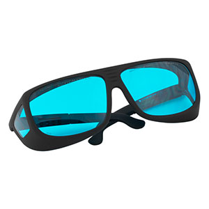 LG17 - Laser Safety Glasses, Aqua Lenses, 36% Visible Light Transmission, Universal Style