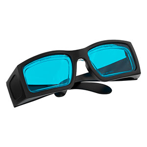LG17A - Laser Safety Glasses, Aqua Lenses, 36% Visible Light Transmission, Comfort Style