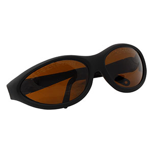 LG18B - Laser Safety Glasses, Amber Lenses, 13% Visible Light Transmission, Sport Style