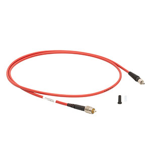 M158L01 - Ø1000 μm, 0.22 NA, High OH, FC/PC to SMA905 Fiber Patch Cable, 1 m Long