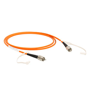 M160L01 - Ø600 μm, 0.22 NA, Low OH, FC/PC-FC/PC Fiber Patch Cable, 1 m Long