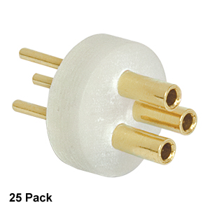 S7060R-P25 - Laser Diode Socket for Ø5.6 mm Laser, 3 Pin, 25 Pack