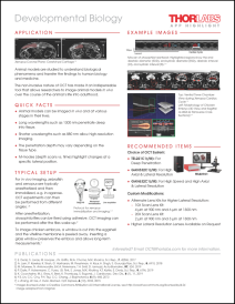 Developmental Biology OCT