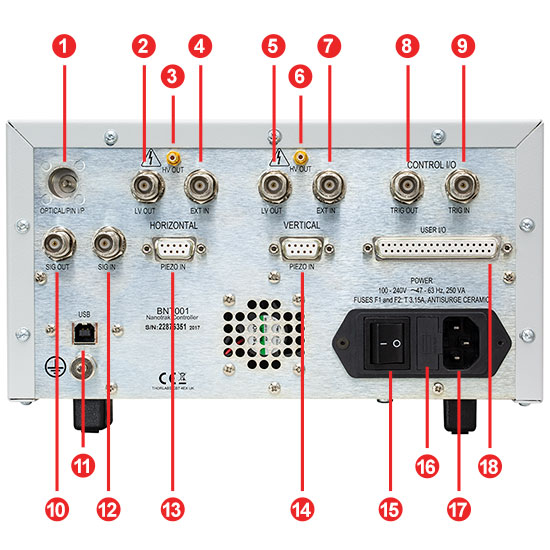 BNT001IR Back Panel