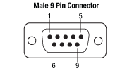 Male 9 Pin Connector Diagram
