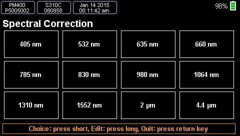 Spectral Correction