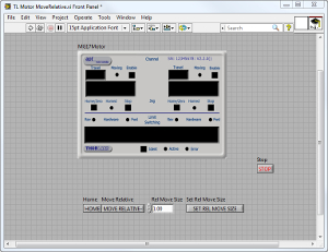 Motor Move Relative Virtual Instrument