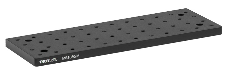 Thorlabs - MB1030/M Aluminum Breadboard, 100 mm x 300 mm x 12.7 mm, M6 Taps